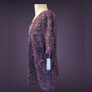 Women’s Croft and Barrow Short Sleeve Purple Top 2X NWT